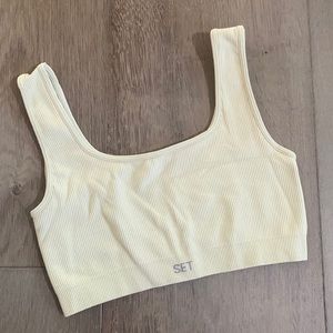 Set Active sculptflex sports bra in oatmilk